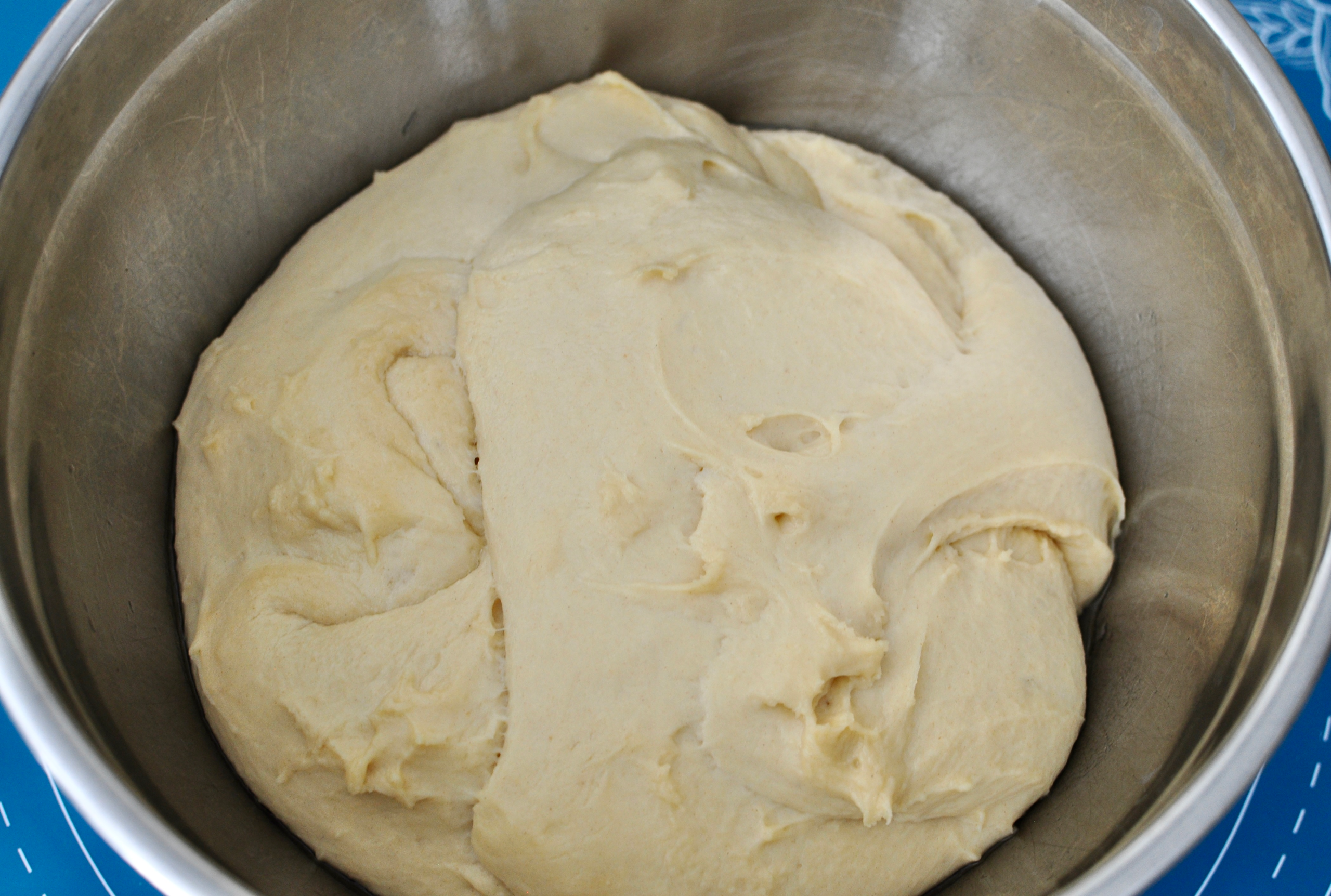 Mixing Dough for Pull Apart Bread for Texas Toast