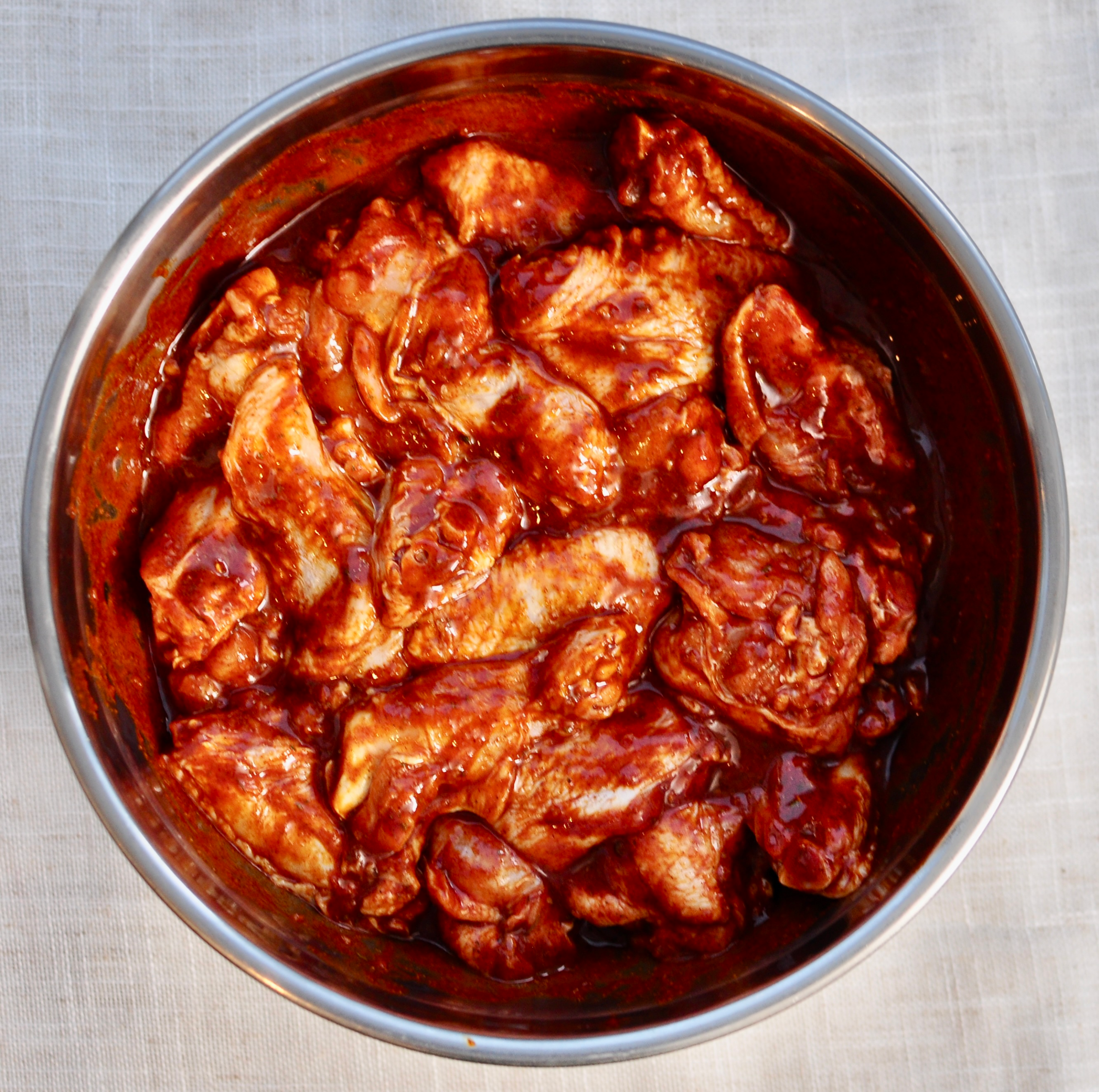 BBQ Party Wings in Marinade