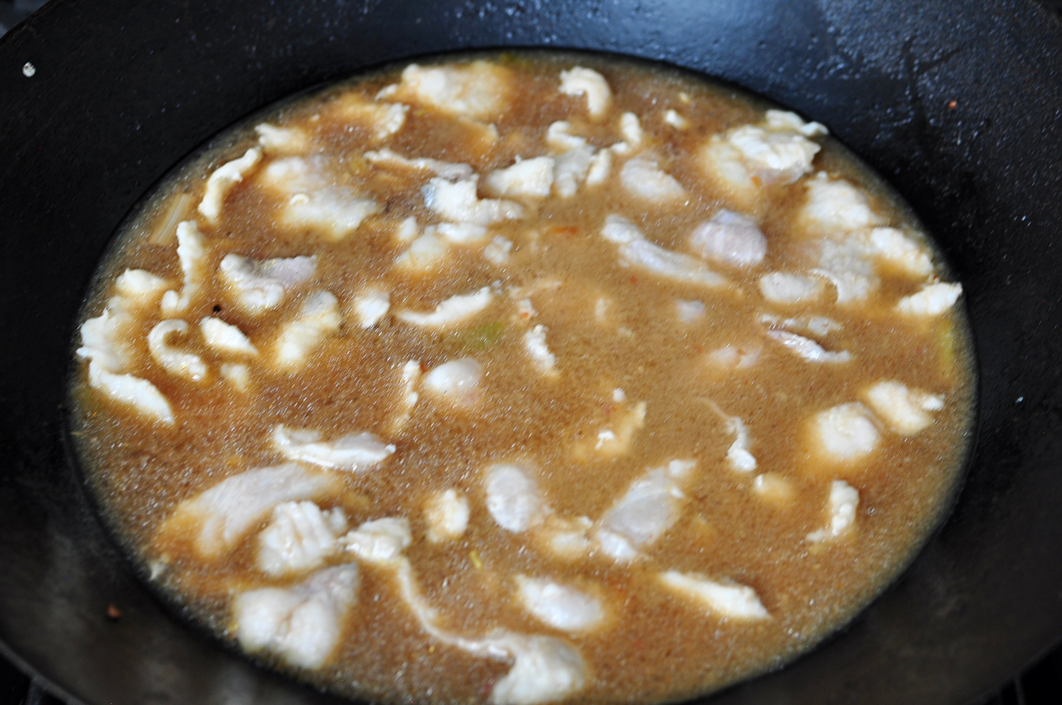 Catfish Filet Cooking for Water Boiled Fish