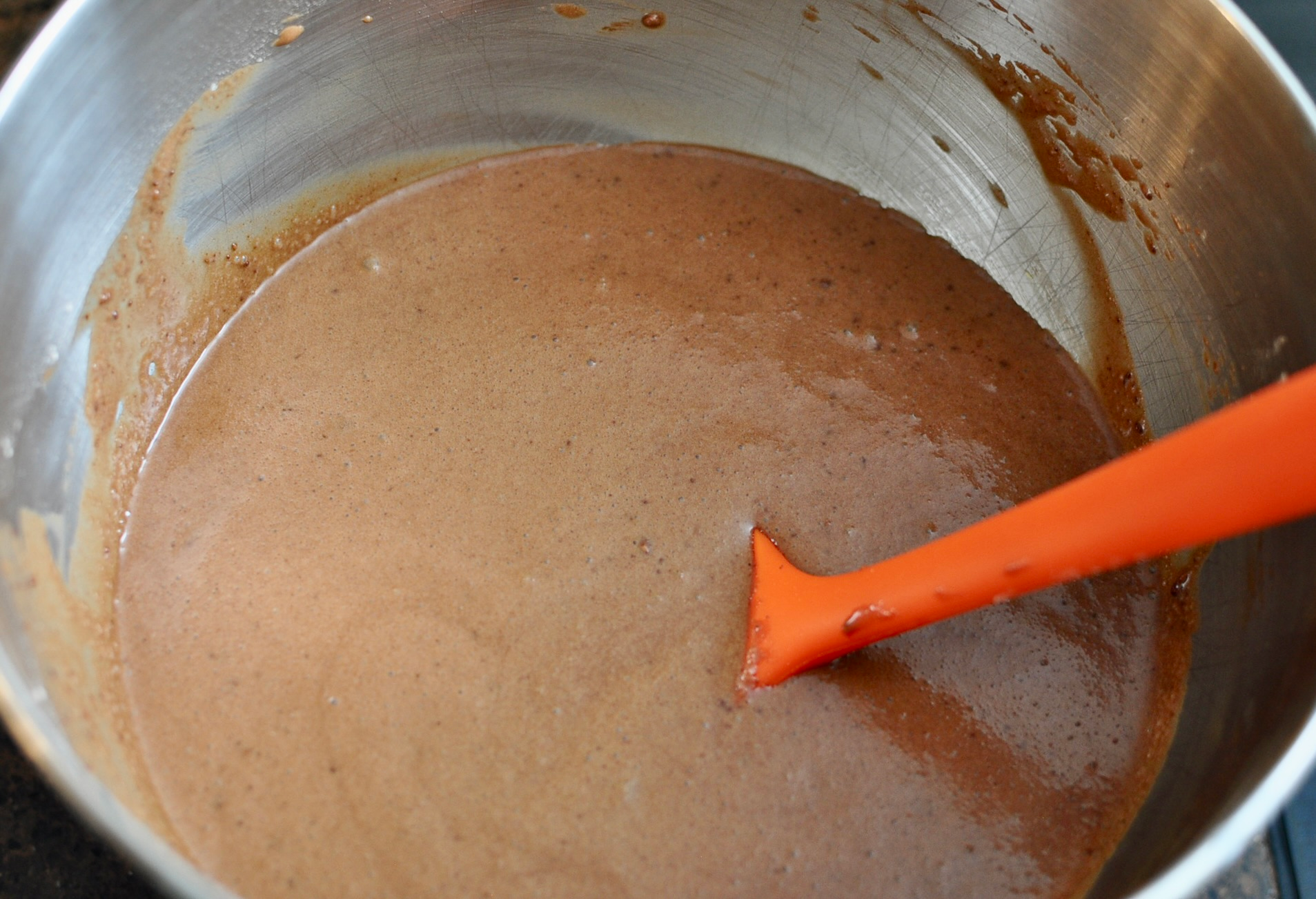 Chocolate Mochi Brownie Batter
