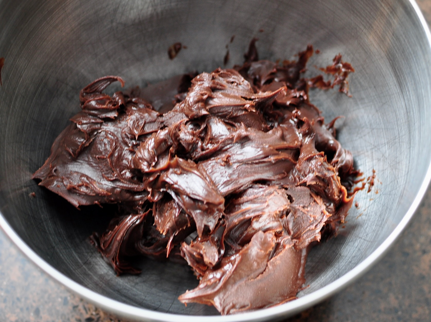 Chocolate nutella ganache