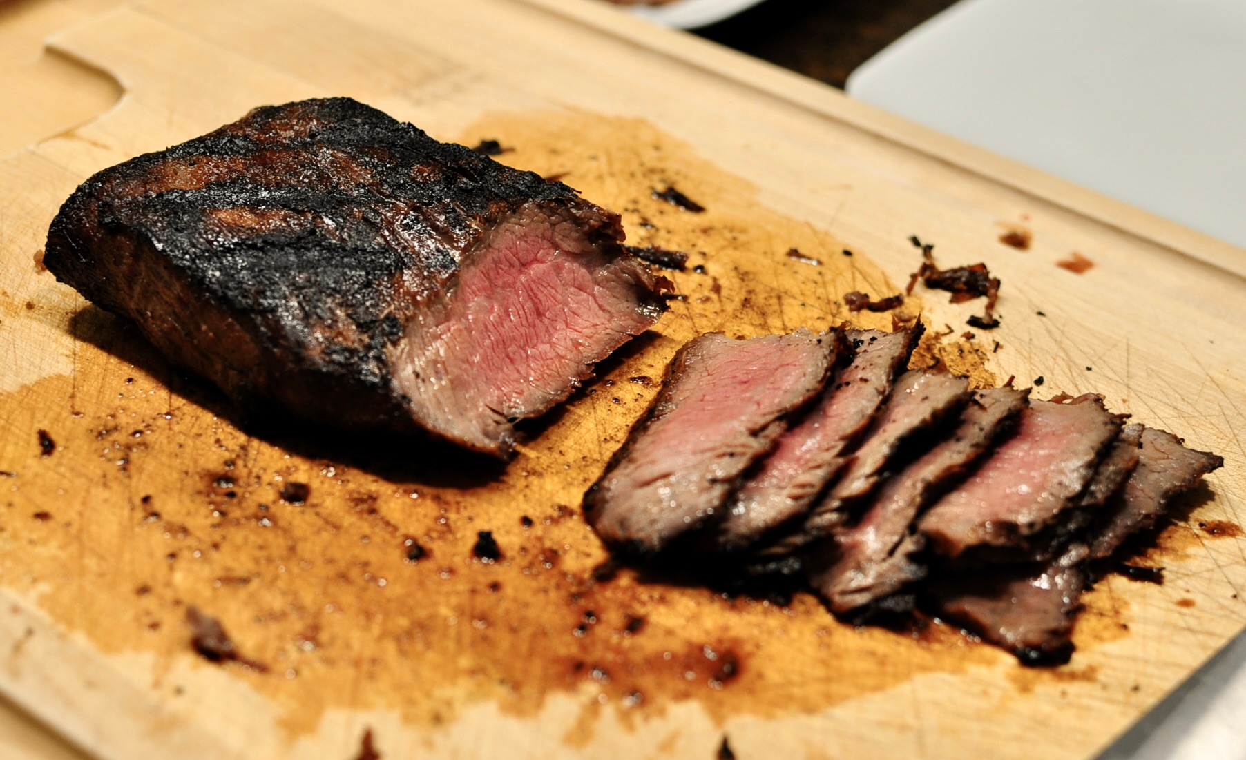 how to slice flank steak