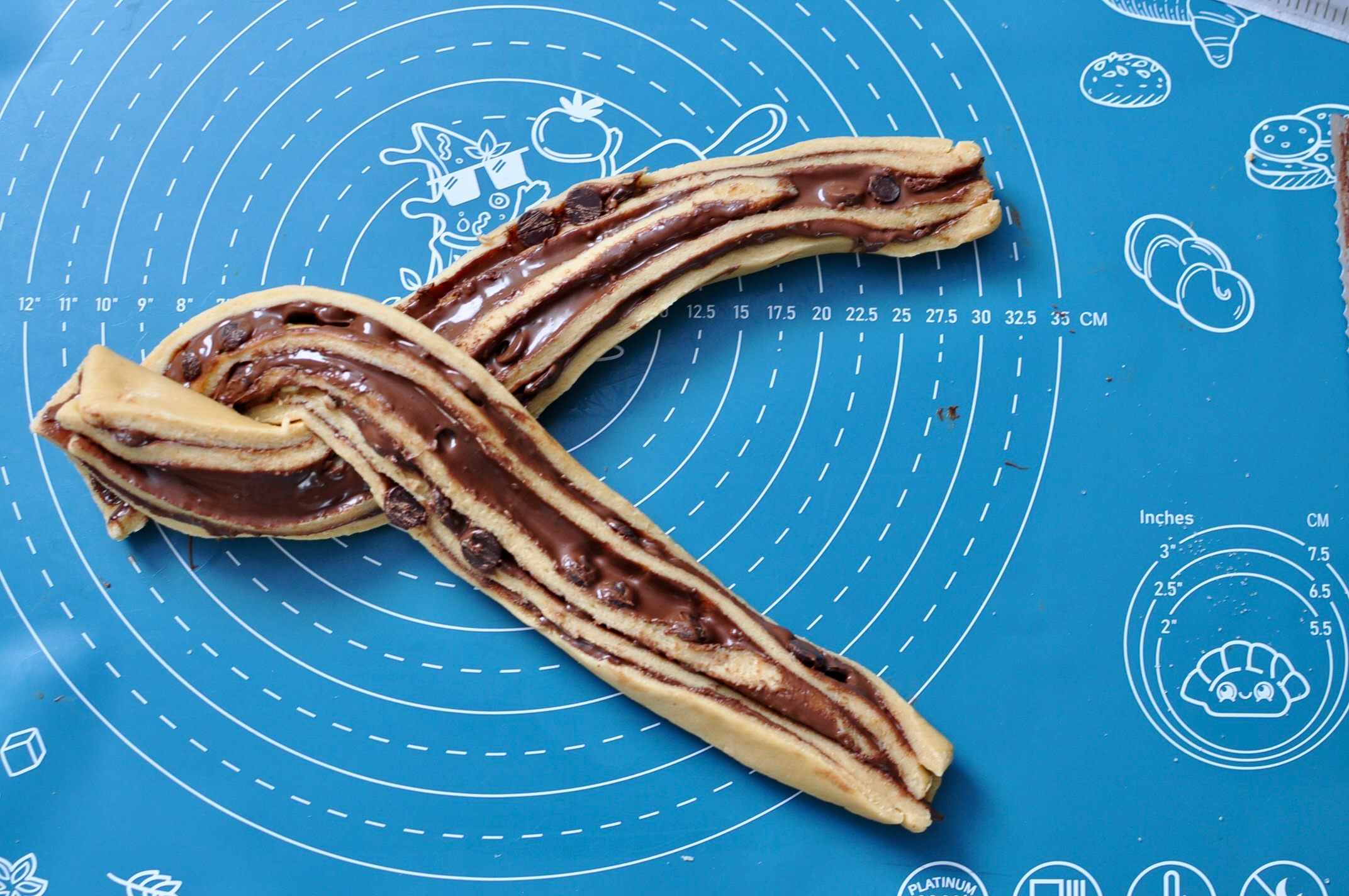 Cross babka dough
