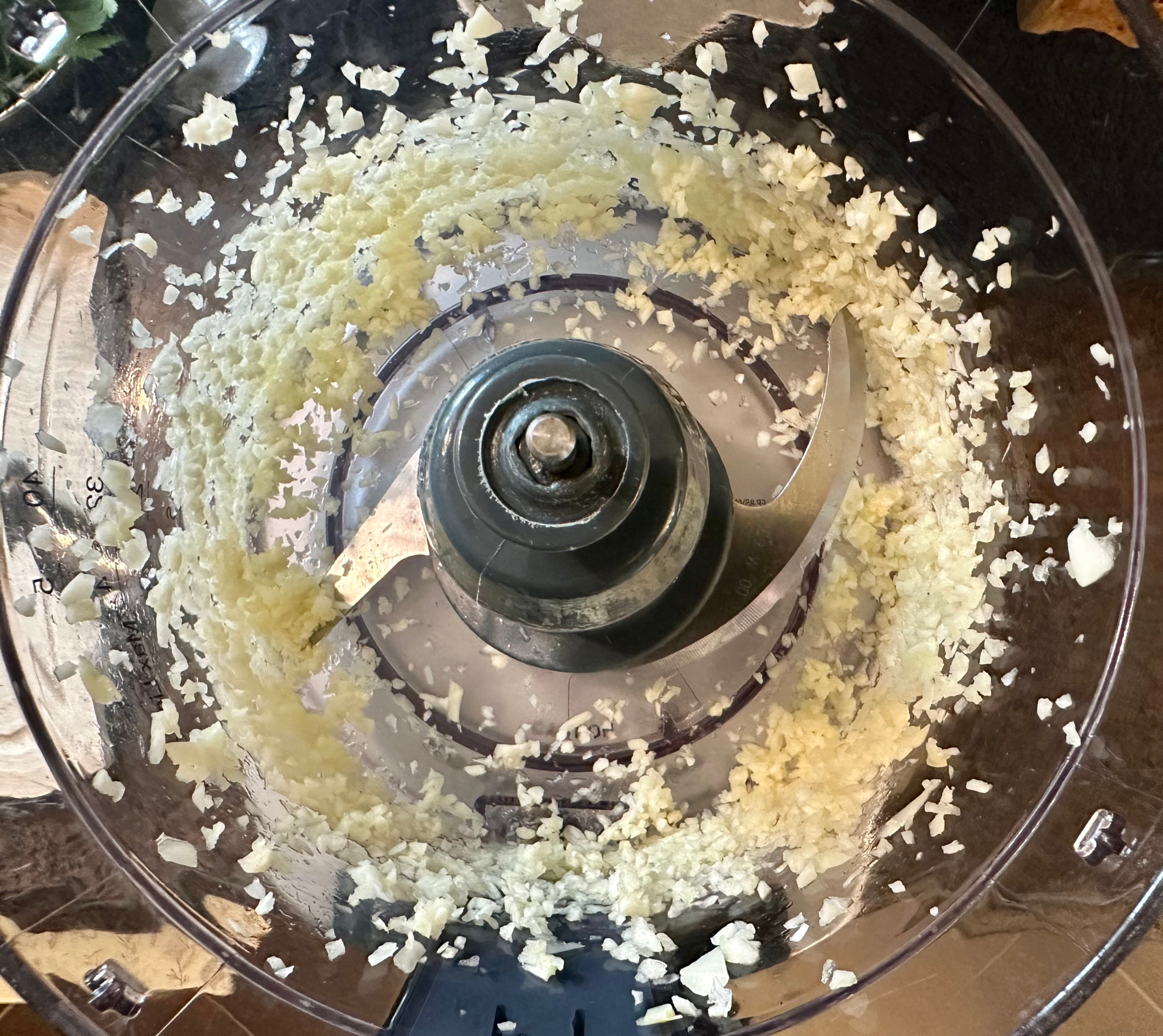 mince garlic in food processor