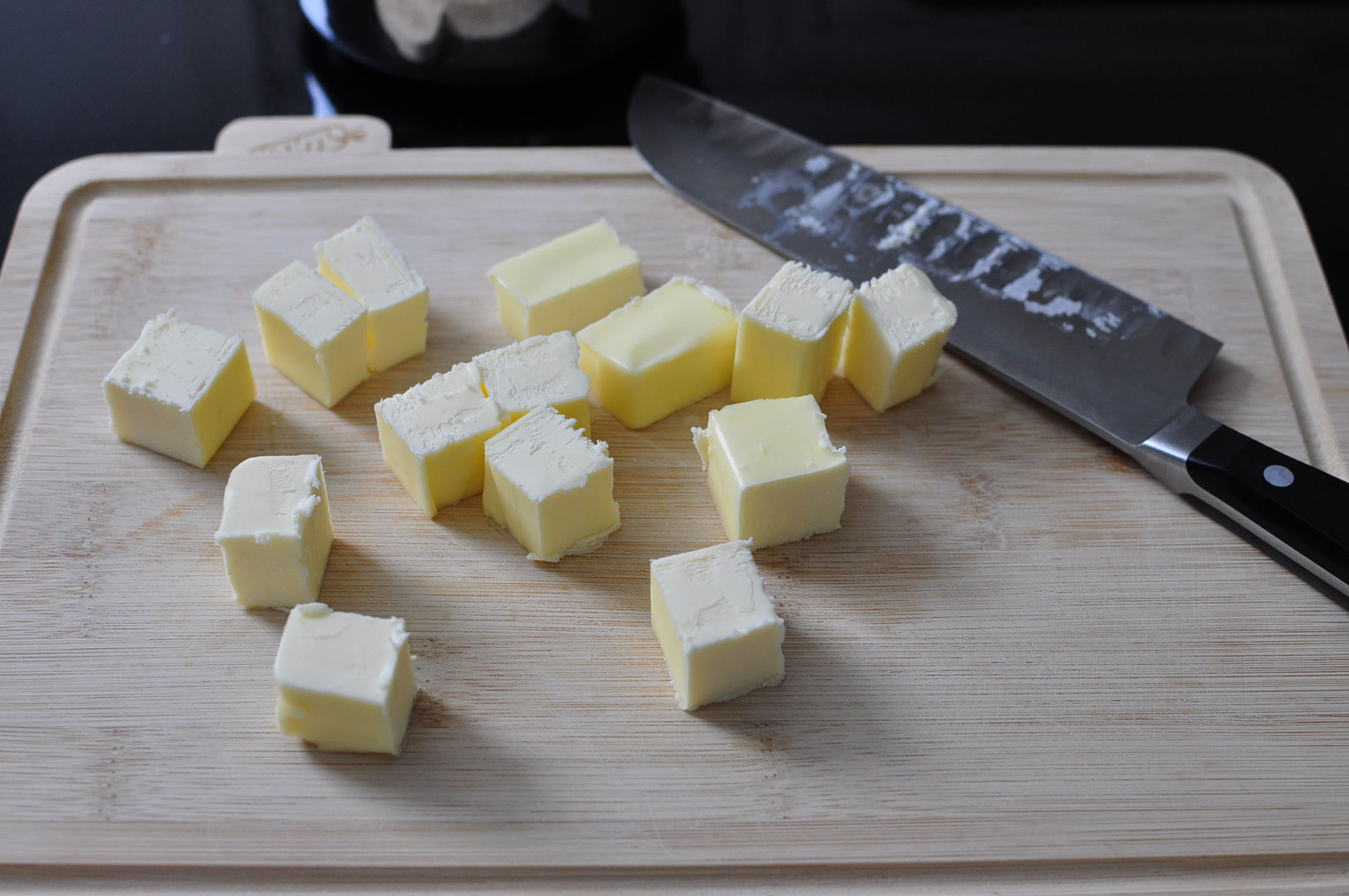 Butter cubes for rib roast