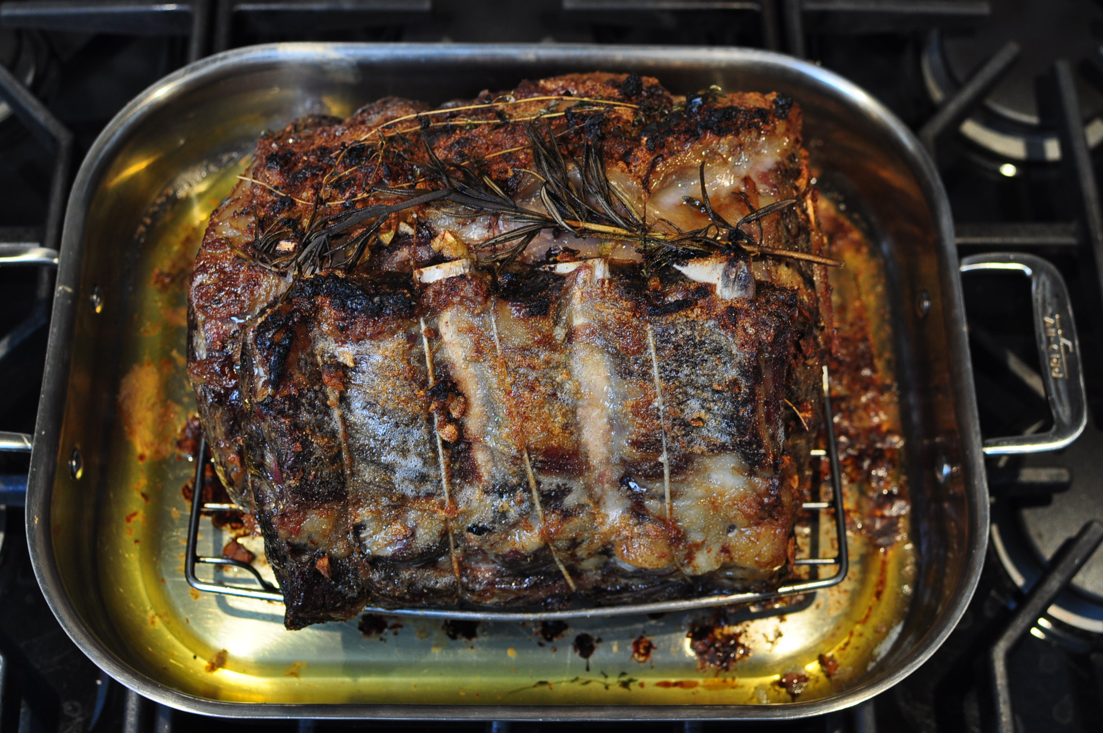 Reverse Sear Prime Rib Broil to Sear 