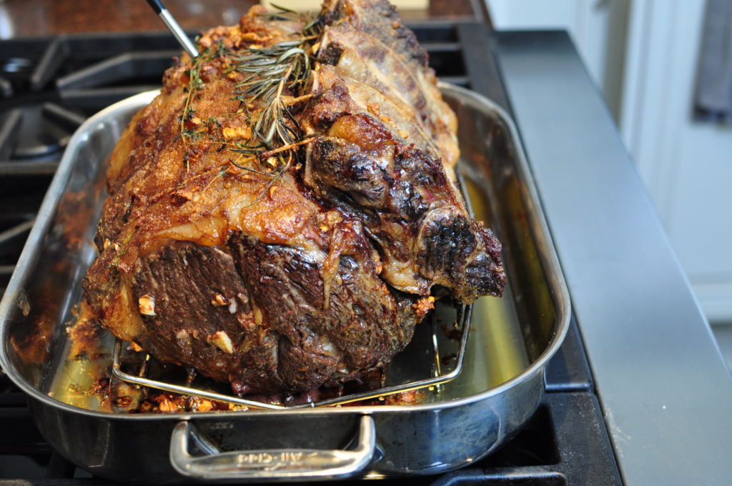 Reverse Sear Standing Rib Roast