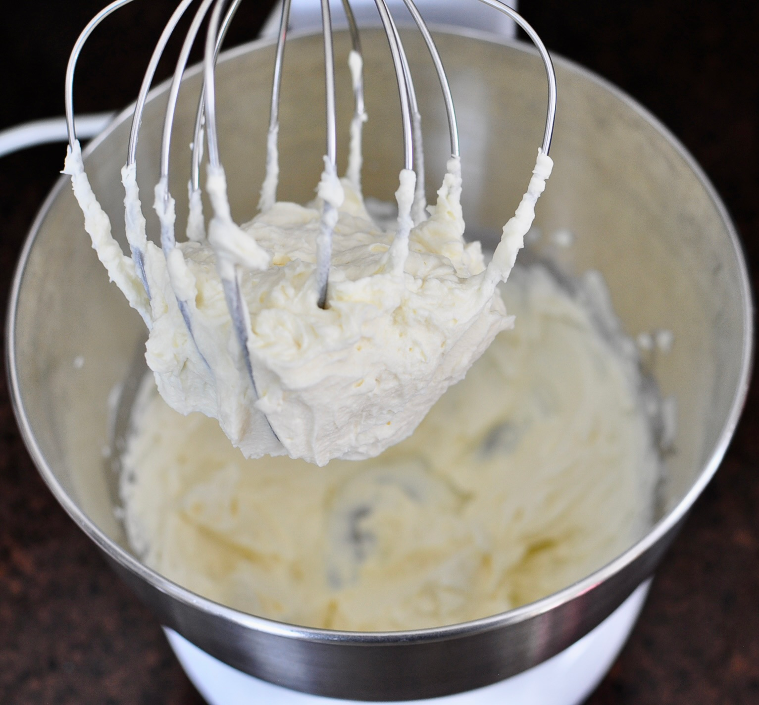 whipped vanilla ganache