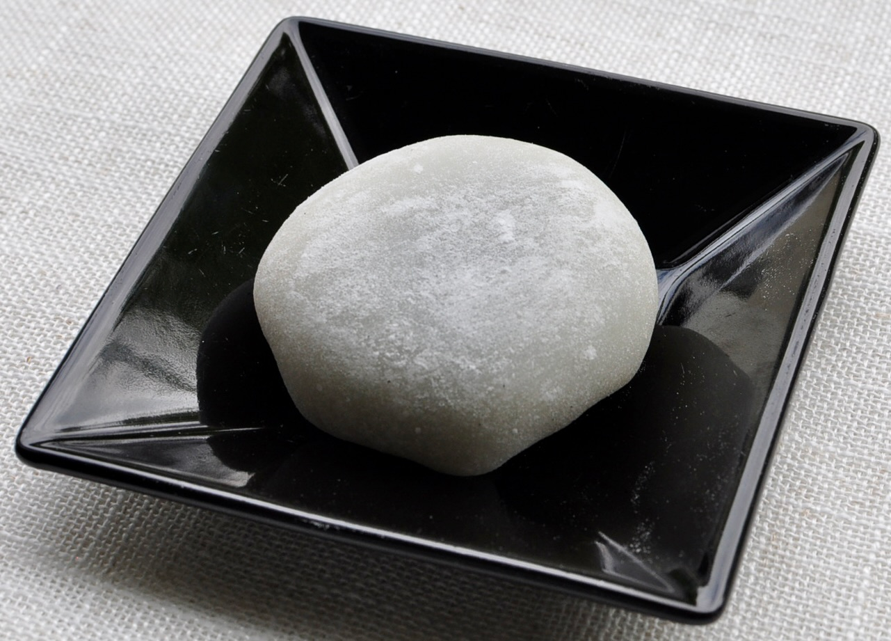 Homemade Black Sesame Mochi Bites