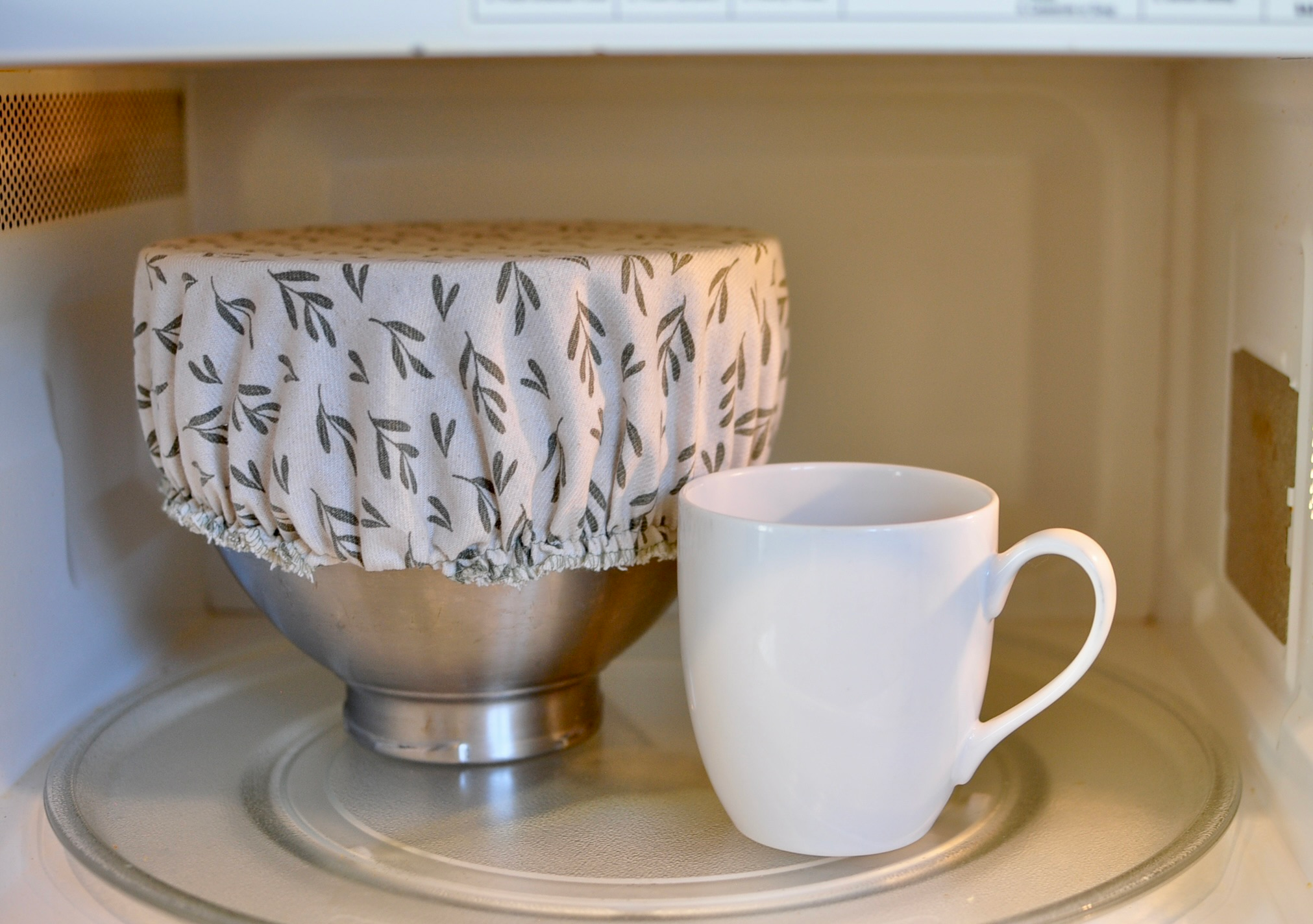 Microwave hack for bread rise