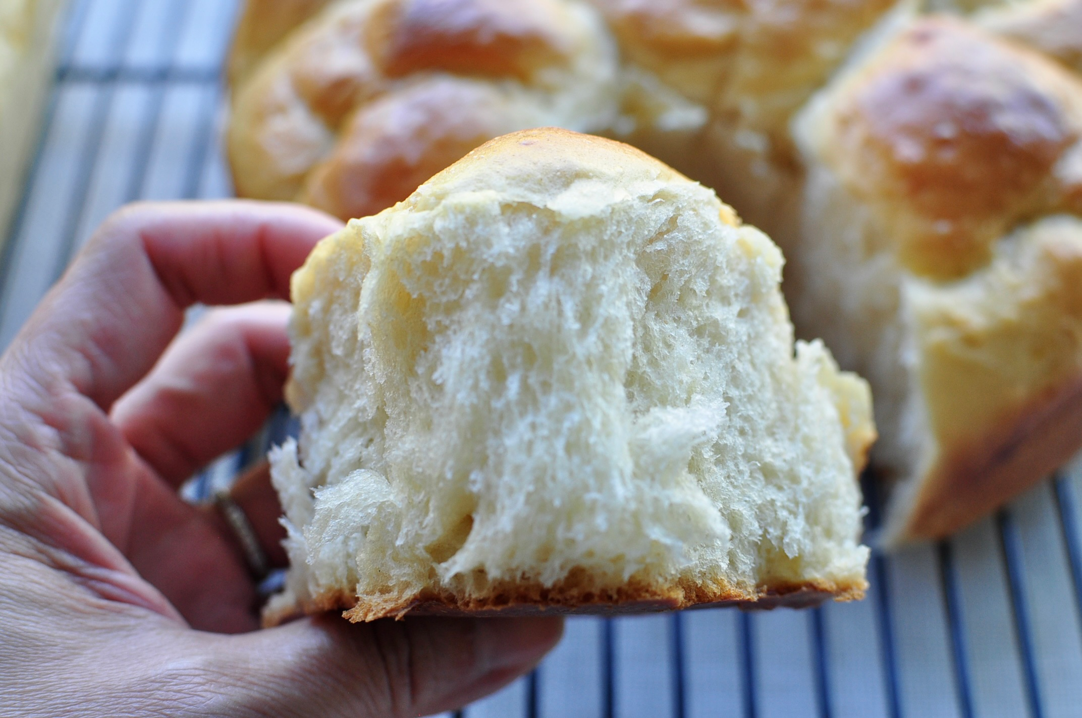 Milk Bread Soft Fluffy Crumb Texture