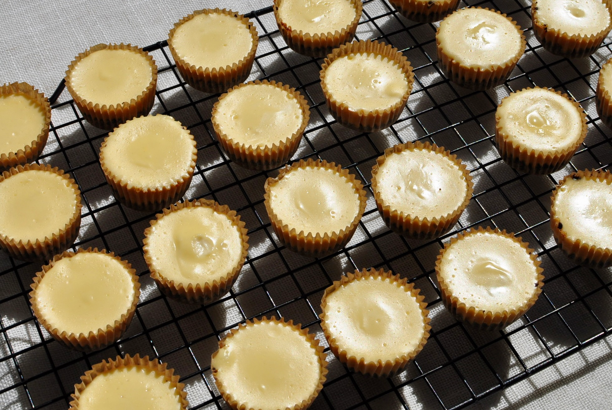Mini Oreo Cheesecakes Baked in Mini Muffin Liners
