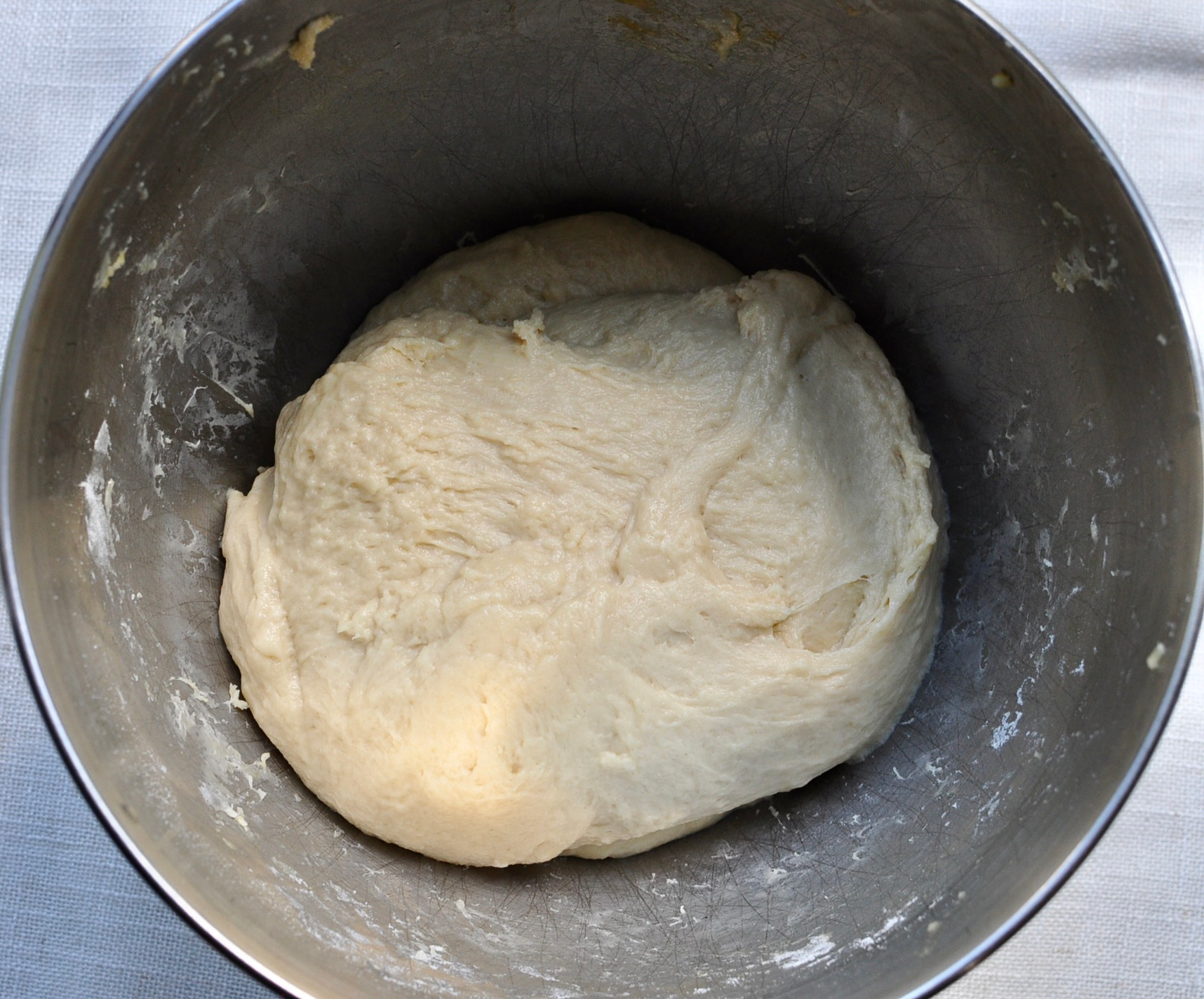 kneaded milk bread dough for coconut cream bun recipe