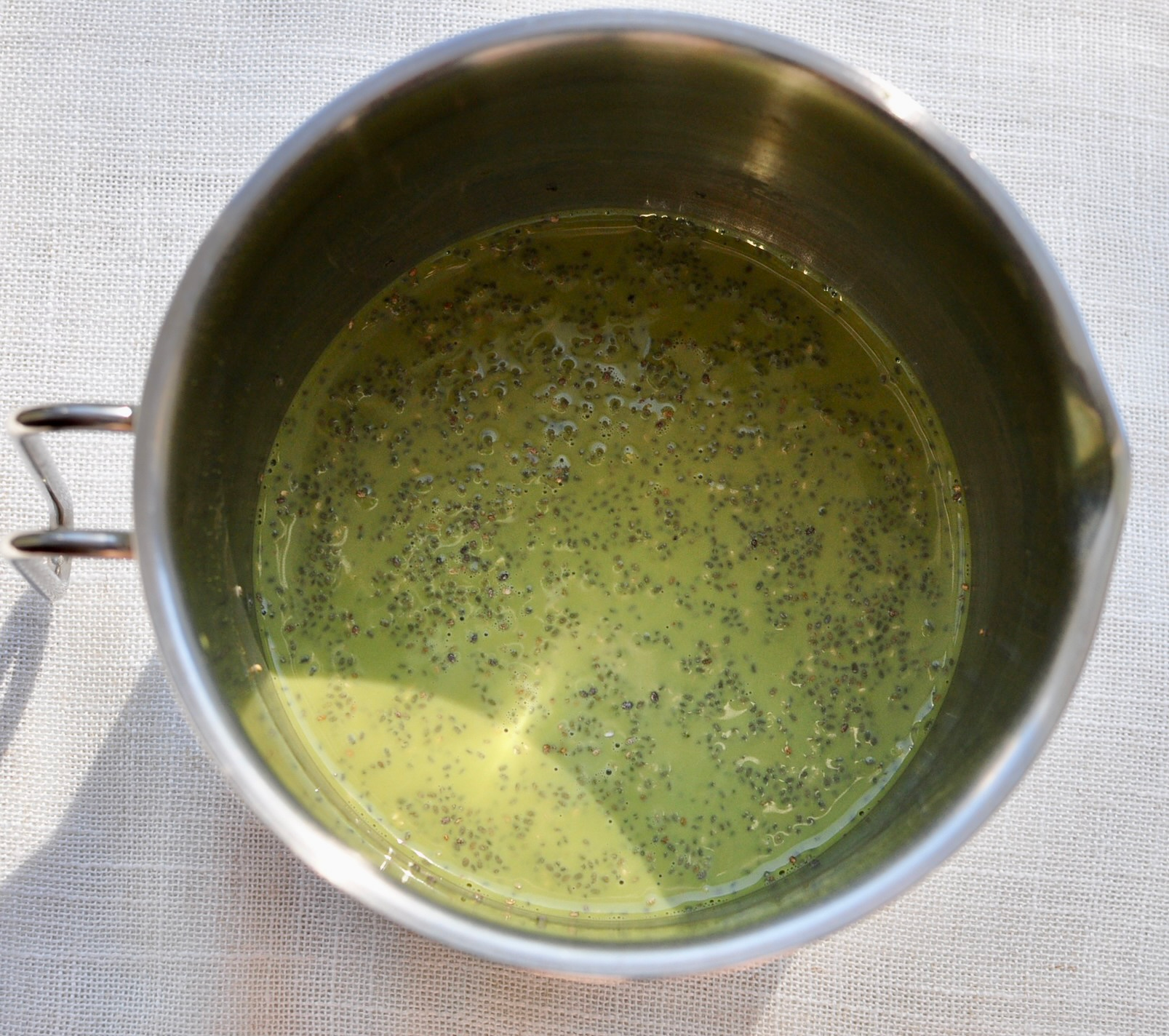 Matcha Green Tea Powder Chia Seed Pudding Recipe