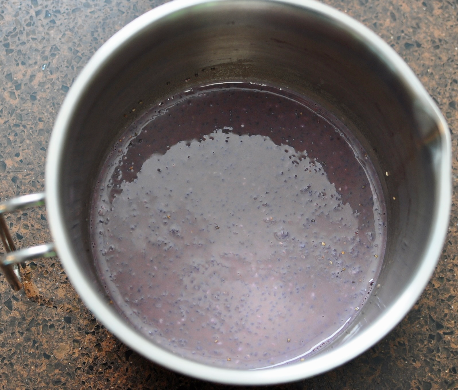 Purple Ube Yam Chia Seed Pudding
