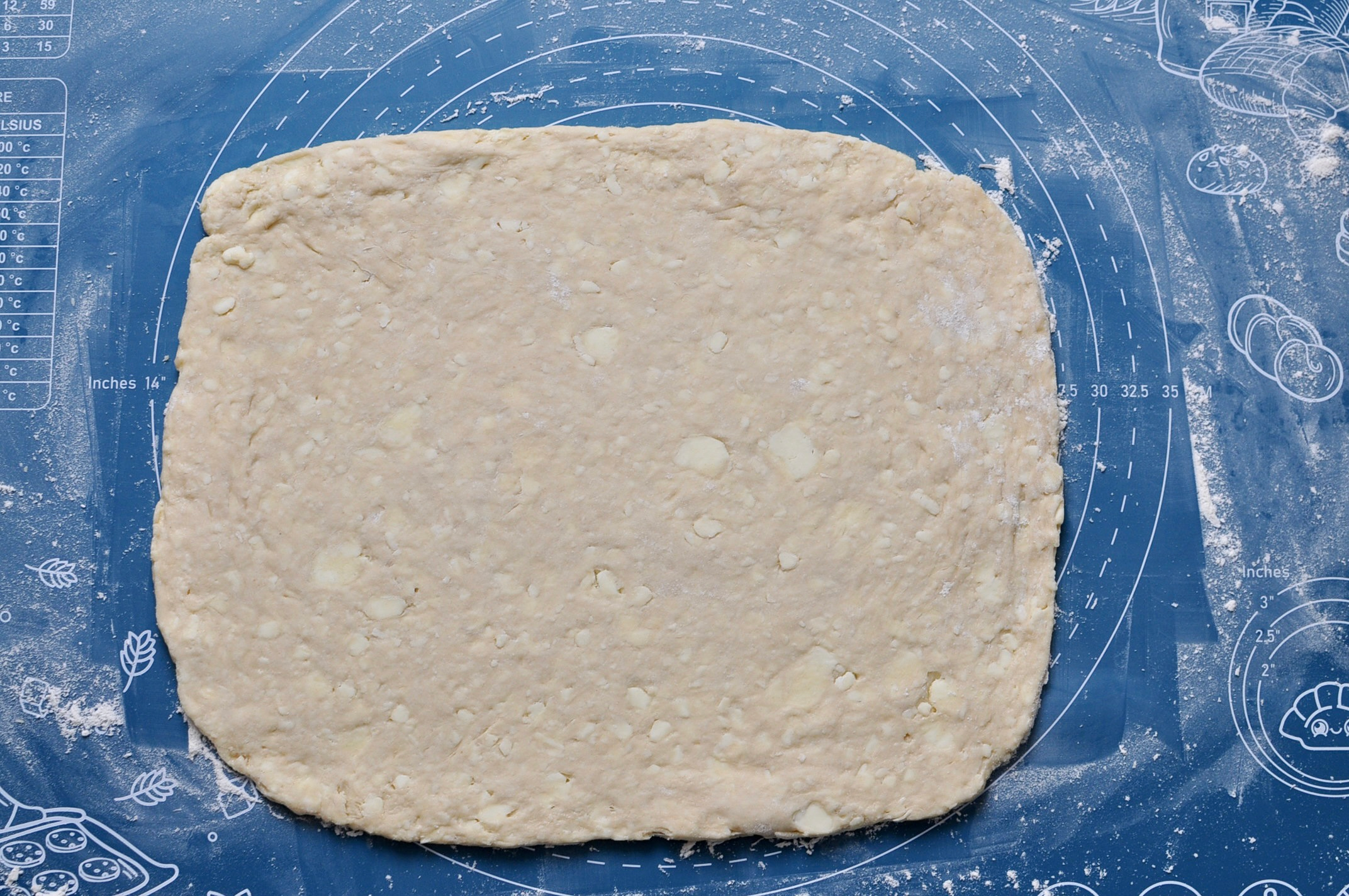 How to Letter Fold Dough For Croissant Babka