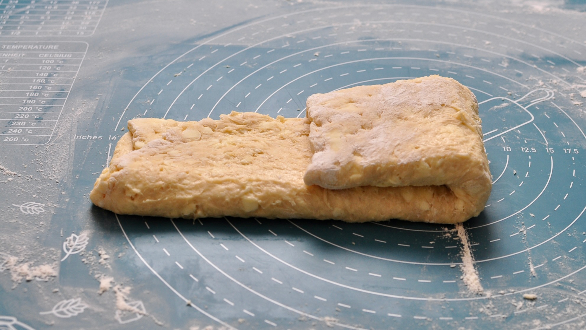 Letter Fold Cheaters Croissant Dough with Rolling Pin