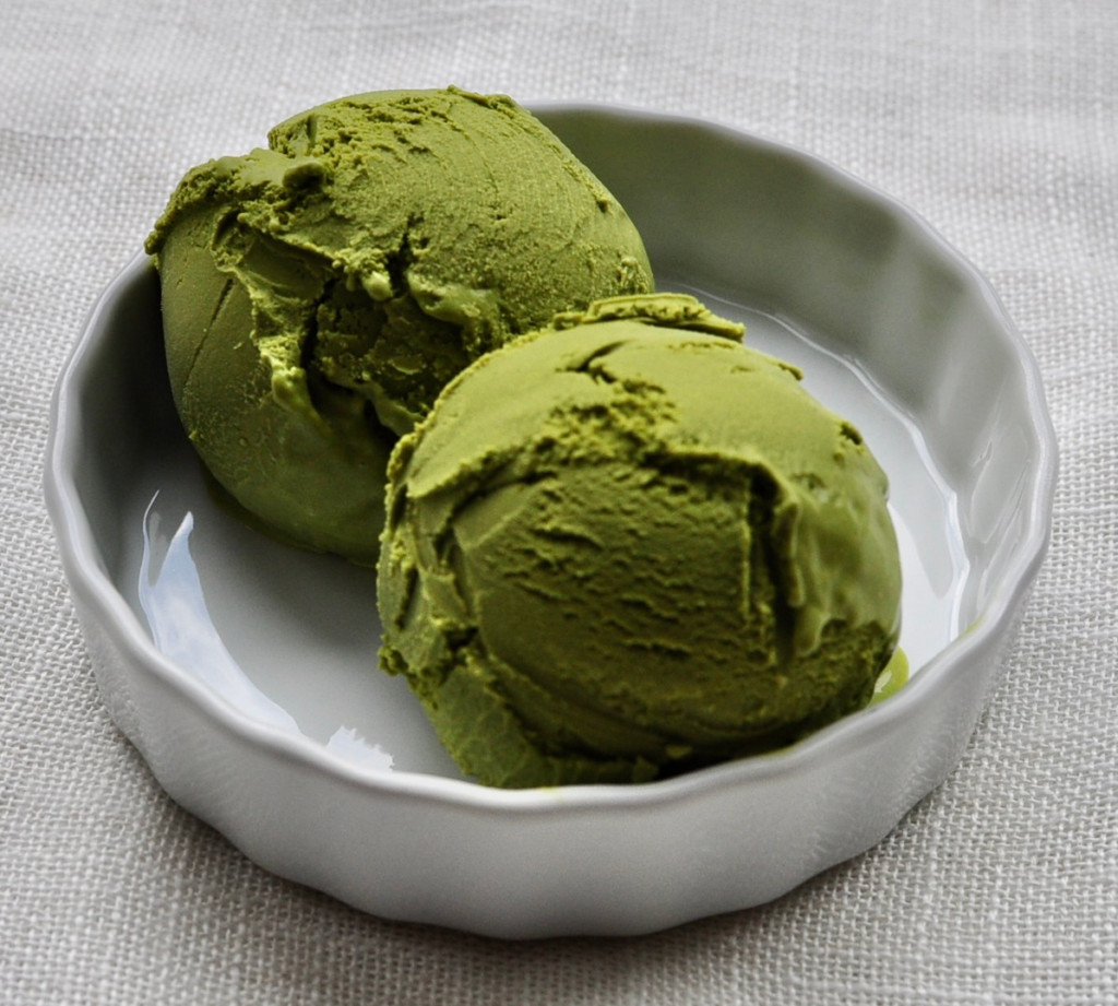 Matcha Green Tea Ice Cream Strong Bitter Deep