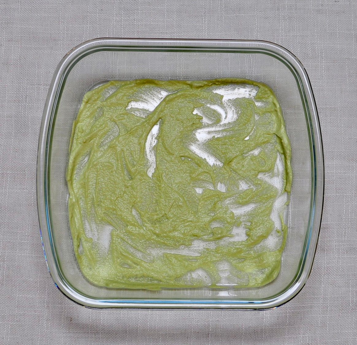 Mascarpone Matcha Cream in Tiramisu Dish