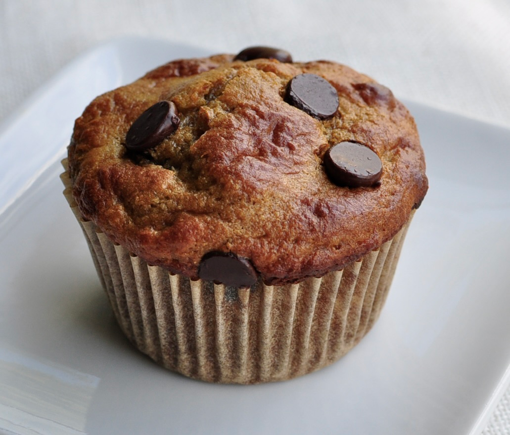 Banana Chocolate Chip Protein Muffin Recipe