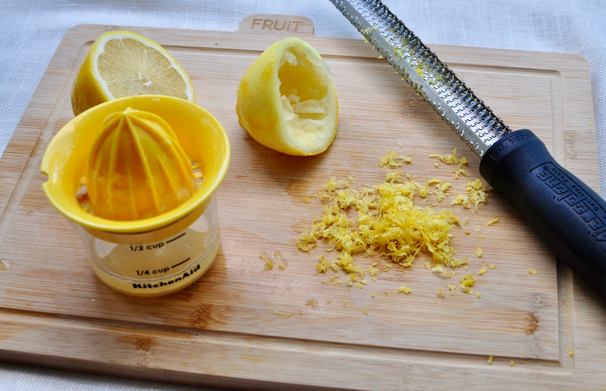 Blueberry Chia Seed Jam Lemon Zest and Juice
