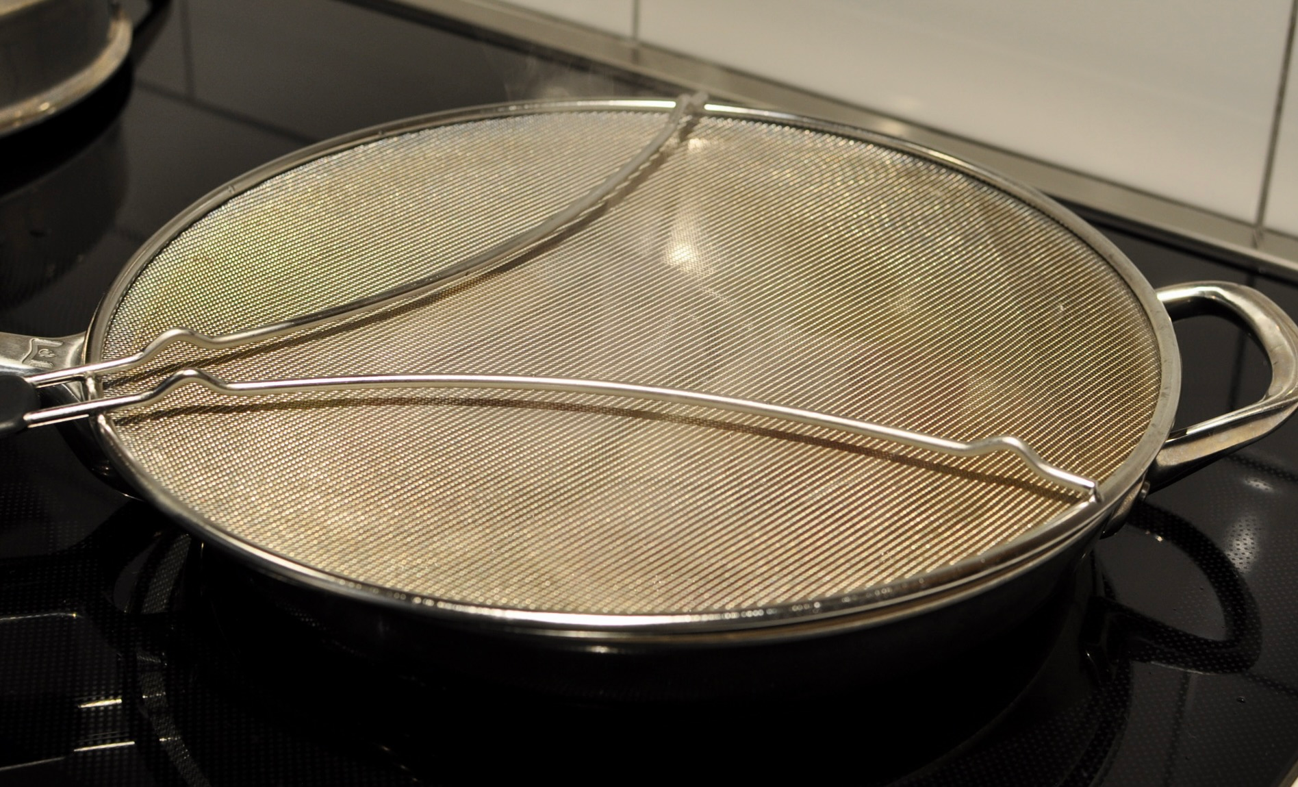 Pan Seared Duck Breast Splatter Screen for Frying